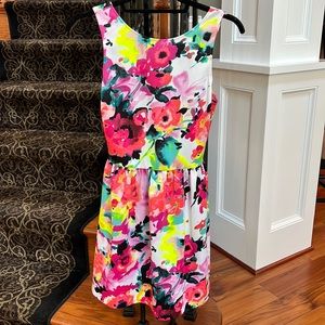 Love…ady floral a line dress